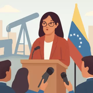 Delcy Rodríguez anunció la llegada de 300 millones de dólares a Venezuela por venta de petróleo a Estados Unidos