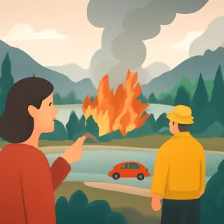 Denuncian fuego intencional en el Parque Nacional Nahuel Huapi