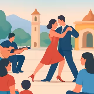Ciclo gratuito de tango al aire libre en la Plaza Departamental de Godoy Cruz