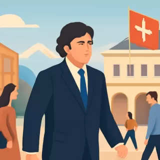 Javier Milei asiste al Foro Económico Mundial de Davos 2026 en Suiza