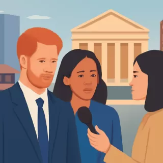 El príncipe Harry acusa a la prensa británica de hacer la vida de Meghan un infierno en juicio en Londres