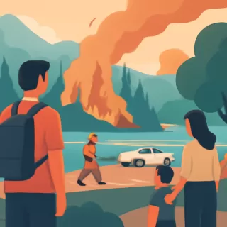 Incendio en Parque Nacional Los Alerces: fuego activo en dos sectores clave