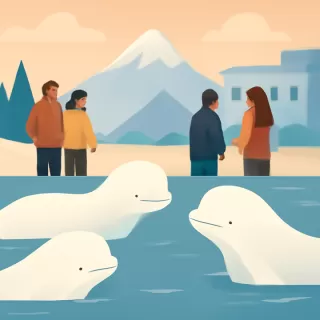 Ballenas beluga de Alaska intercambian parejas para preservar diversidad genética, según estudio