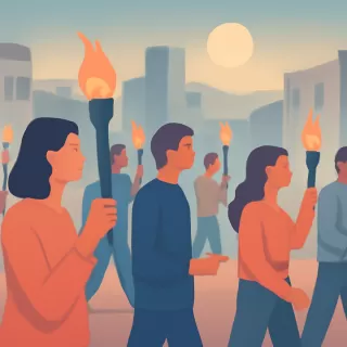 Marcha de antorchas en Comodoro Rivadavia por justicia y seguridad tras femicidio y desapariciones