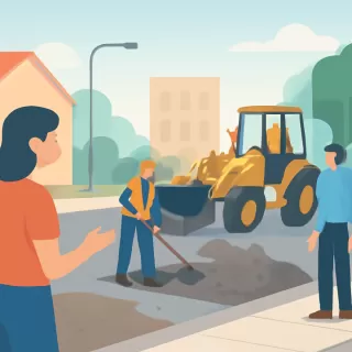 Repasan y colocan broza en calles de barrios del norte de Gualeguaychú