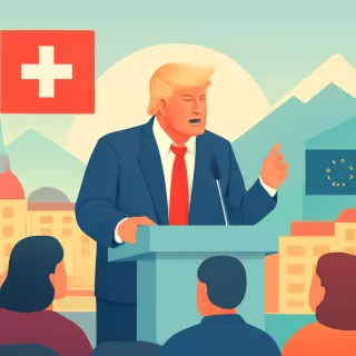 Trump anuncia en Davos su intención de negociar la compra de Groenlandia y critica a Europa