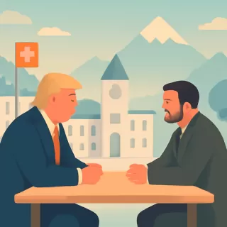 Trump y Zelenski se reunirán el jueves en Davos para abordar la guerra en Ucrania