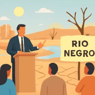 Weretilneck declara emergencia hídrica en Río Negro por sequía