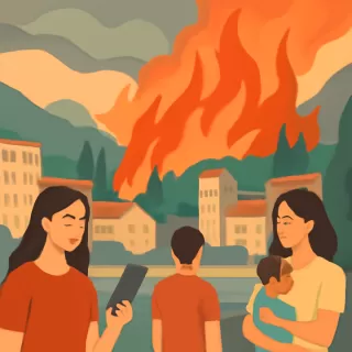 Bariloche en alerta máxima por incendios forestales con riesgo extremo