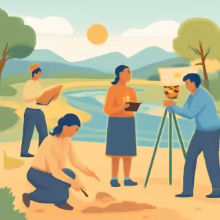 Avanzan los relevamientos arqueológicos en el Área Natural Protegida Río Limay