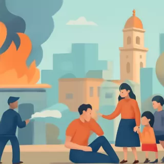 Incendio en depósito eléctrico en barrio Patricios de Córdoba deja un herido y evacúa a niños