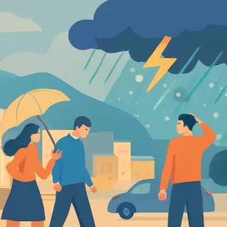 Alerta amarilla por tormentas en Salta: zonas afectadas y pronóstico para el jueves 22 al sábado 24 de enero