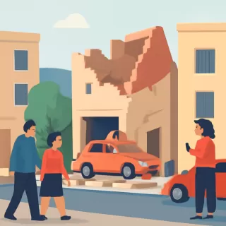 Derrumbe en barrio General Paz de Córdoba causa daños materiales pero no hay heridos