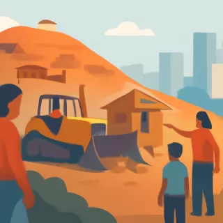 Desalojo en el cerro San Bernardo recupera sector ocupado de forma indebida