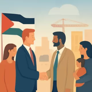 EE.UU. propone en Davos un plan económico para la reconstrucción de Gaza basado en el modelo de Dubái