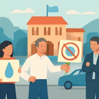 Cámara de Comercio de Villa La Angostura reclama al Municipio por falta de agua y falta de previsión