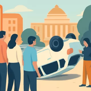 Jugadores de la selección argentina masculina de hockey protagonizan accidente de tránsito en La Plata