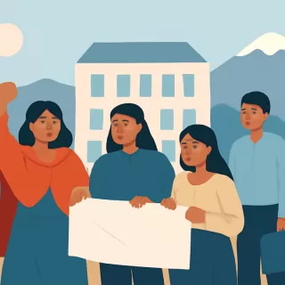 Integrantes de la comunidad mapuche continuaron actividades en el Camping Correntoso tras clausura