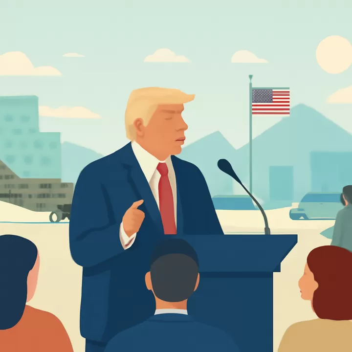 Donald Trump aborda interés militar en Groenlandia durante el Foro Económico Mundial