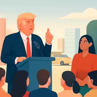 Trump promete altos ingresos petroleros para Venezuela en su discurso en Davos