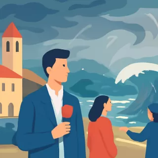 Ciclón Harry genera alerta roja en el sur de Italia por vientos y olas intensas