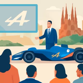 Alpine presenta el A526 en Barcelona para la temporada 2026 de Fórmula 1