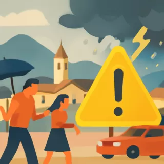 Alerta amarilla por tormentas afecta varias localidades de los valles de Salta