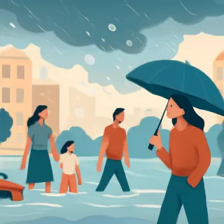 Tormenta en San Juan provoca crecidas en Jáchal y caída de granizo en Iglesia y Zonda