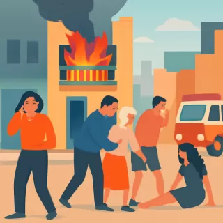 Incendio en conventillo de La Boca provoca un fallecido y cuatro heridos