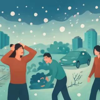 Fuerte tormenta de granizo afectó San Rafael con daños en cultivos