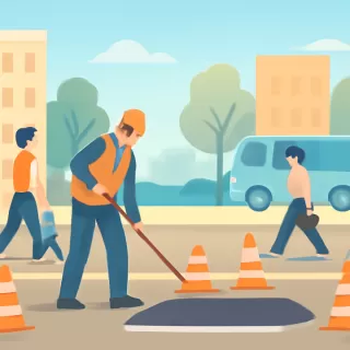 Ocho cortes de tránsito en Gualeguaychú por reparaciones en calzadas