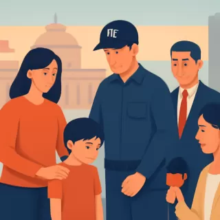 ICE detuvo a un niño de 5 años tras arrestar a su padre en Minneapolis