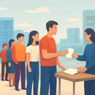 Largas filas en Comodoro Rivadavia para retirar kits y números de la 60ª Corrida del Diario Crónica