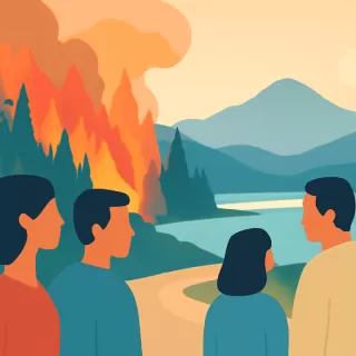 Incendio en Parque Nacional Los Alerces afecta 10 mil hectáreas y moviliza a 120 personas