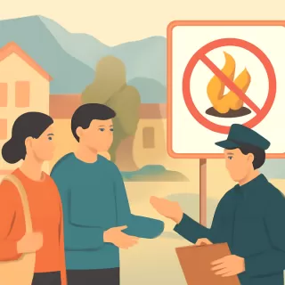 El Bolsón aplica multas millonarias y clausuras por violar la emergencia ígnea