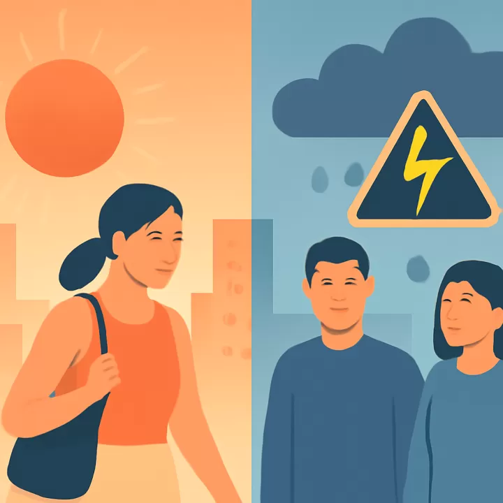 Ola de calor extrema y alerta amarilla por tormentas en varias provincias argentinas el 23 de enero
