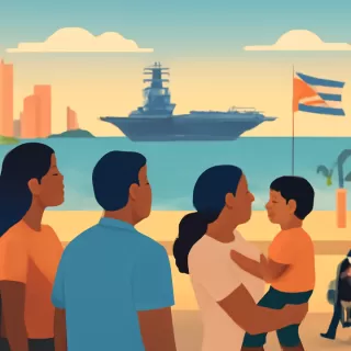 Portaviones nuclear de EE.UU. opera cerca de Varadero, Cuba