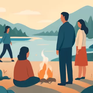 Prendieron una fogata en la orilla del arroyo Piedritas y casi provocan un incendio