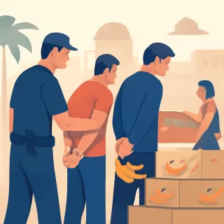 Detienen a dos personas en San Juan por transportar 64 kilos de cocaína