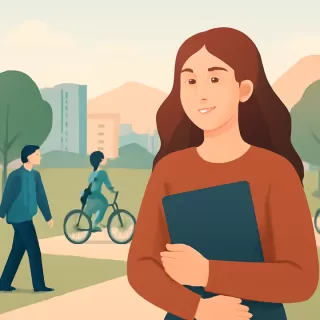 Lucía Ferrari, de Villa La Angostura, elegida para formación profesional en compañía de danza inglesa