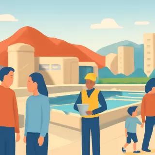 AYSAM finalizó obras en planta potabilizadora y comienza recuperación del servicio en Mendoza