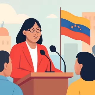 Delcy Rodríguez propone acuerdos con la oposición para avanzar en la paz en Venezuela