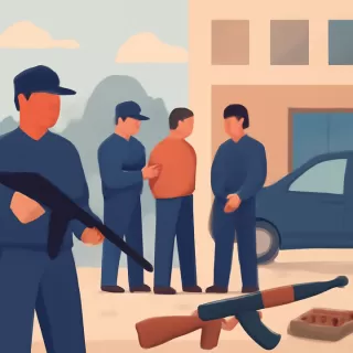 Detención de dos hombres en Comodoro Rivadavia por porte ilegal de arma y municiones