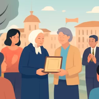 Madres y Abuelas de Plaza de Mayo recibieron un homenaje en Madrid