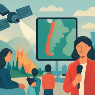 NASA estudia incendios forestales en el centro-sur de Chile con imágenes satelitales