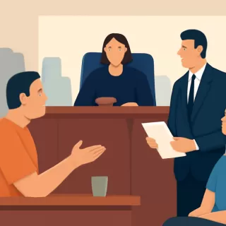 Reclamo de un preso del Penal de Chimbas por la ausencia de yogurt y postre en su dieta durante una audiencia