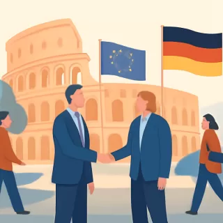 Italia y Alemania acuerdan reforzar la presencia europea en la OTAN frente a Rusia