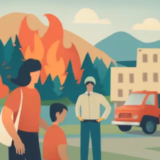 La Administración de Parques Nacionales interviene el Parque Nacional Los Alerces por incendios forestales