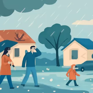 Fuertes lluvias y granizo causan daños en viviendas y rutas en Mendoza