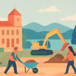 Municipalidad de Villa La Angostura inicia construcción de la primera planta de pretratamiento de efluentes en Neuquén